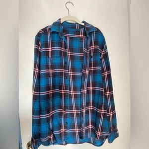 urban outfitters womens oversized fit flannel
